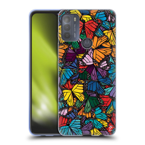 Suzan Lind Butterflies Monarch Soft Gel Case for Motorola Moto G50