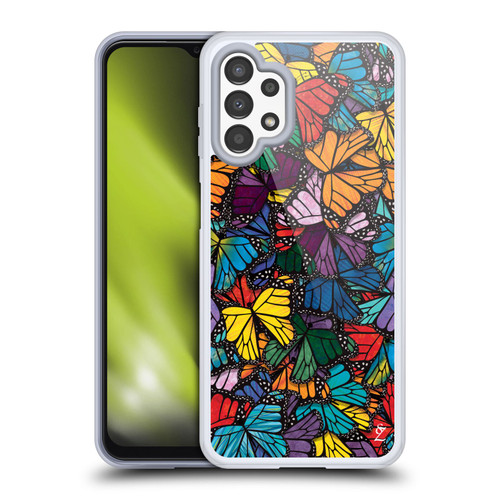 Suzan Lind Butterflies Monarch Soft Gel Case for Samsung Galaxy A13 (2022)