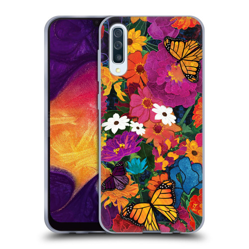 Suzan Lind Butterflies Flower Collage Soft Gel Case for Samsung Galaxy A50/A30s (2019)