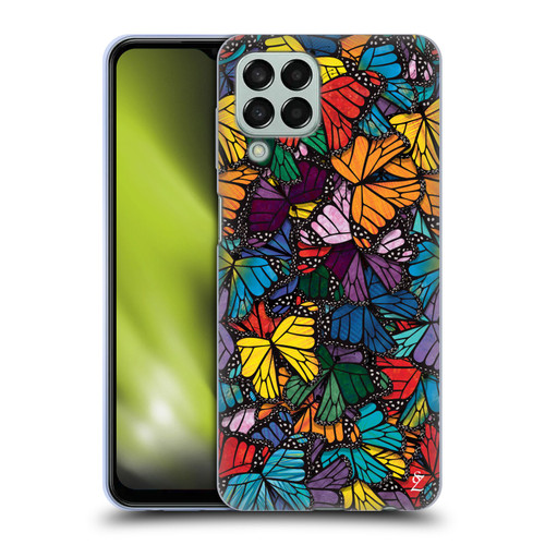 Suzan Lind Butterflies Monarch Soft Gel Case for Samsung Galaxy M33 (2022)