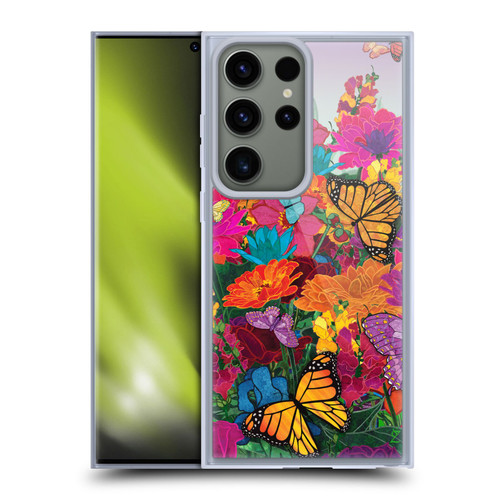 Suzan Lind Butterflies Garden Soft Gel Case for Samsung Galaxy S23 Ultra 5G