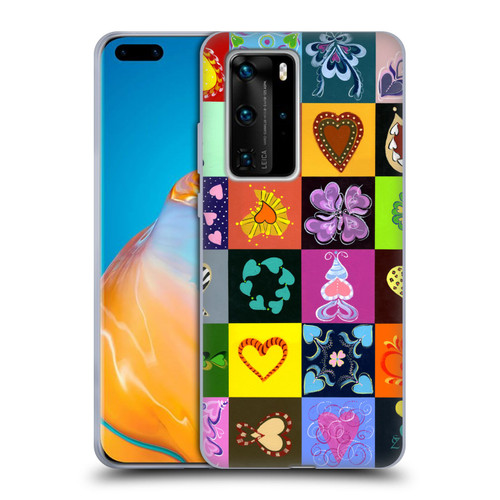 Suzan Lind Colours & Patterns Heart Quilt Soft Gel Case for Huawei P40 Pro / P40 Pro Plus 5G