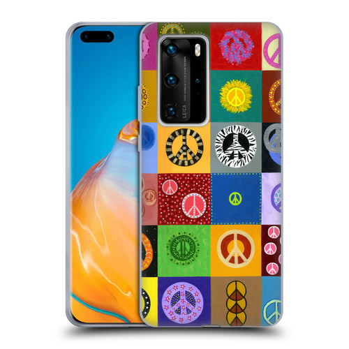 Suzan Lind Colours & Patterns Peace Quilt Soft Gel Case for Huawei P40 Pro / P40 Pro Plus 5G