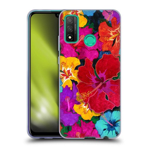 Suzan Lind Colours & Patterns Tropical Hibiscus Soft Gel Case for Huawei P Smart (2020)
