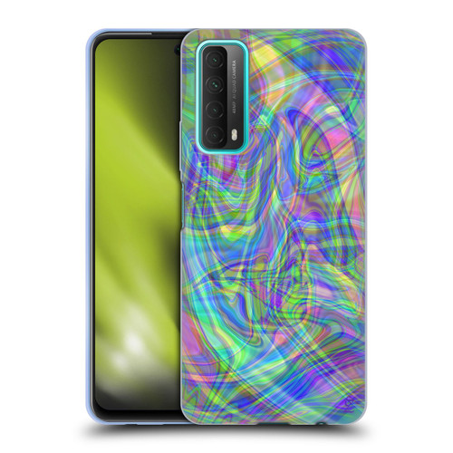 Suzan Lind Colours & Patterns Iridescent Abstract Soft Gel Case for Huawei P Smart (2021)