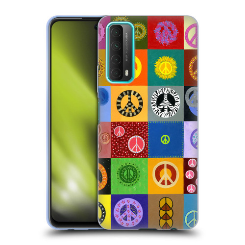 Suzan Lind Colours & Patterns Peace Quilt Soft Gel Case for Huawei P Smart (2021)