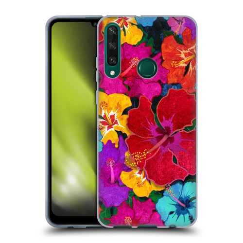 Suzan Lind Colours & Patterns Tropical Hibiscus Soft Gel Case for Huawei Y6p