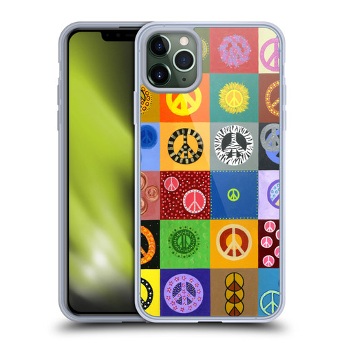 Suzan Lind Colours & Patterns Peace Quilt Soft Gel Case for Apple iPhone 11 Pro Max