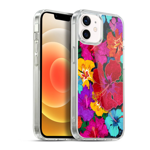 Suzan Lind Colours & Patterns Tropical Hibiscus Soft Gel Case for Apple iPhone 12 / iPhone 12 Pro & MagSafe
