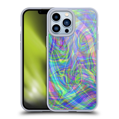 Suzan Lind Colours & Patterns Iridescent Abstract Soft Gel Case for Apple iPhone 13 Pro Max