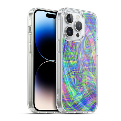 Suzan Lind Colours & Patterns Iridescent Abstract Soft Gel Case for Apple iPhone 13 Pro & MagSafe