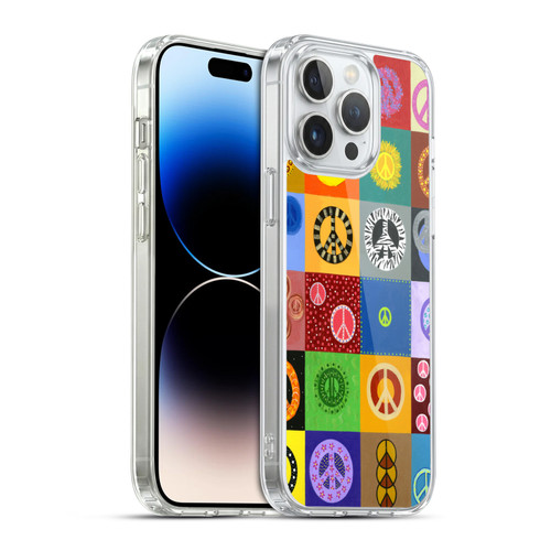 Suzan Lind Colours & Patterns Peace Quilt Soft Gel Case for Apple iPhone 14 Pro Max & MagSafe