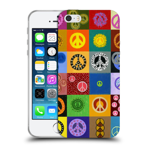 Suzan Lind Colours & Patterns Peace Quilt Soft Gel Case for Apple iPhone 5 / 5s / iPhone SE 2016