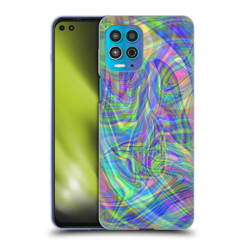 Suzan Lind Colours & Patterns Iridescent Abstract Soft Gel Case for Motorola Moto G100