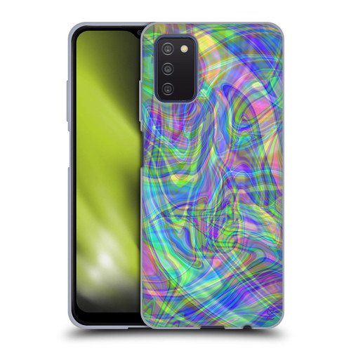 Suzan Lind Colours & Patterns Iridescent Abstract Soft Gel Case for Samsung Galaxy A03s (2021)