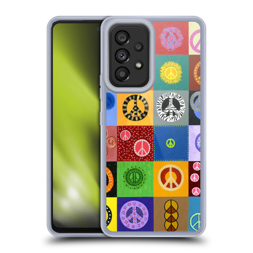 Suzan Lind Colours & Patterns Peace Quilt Soft Gel Case for Samsung Galaxy A53 5G (2022)