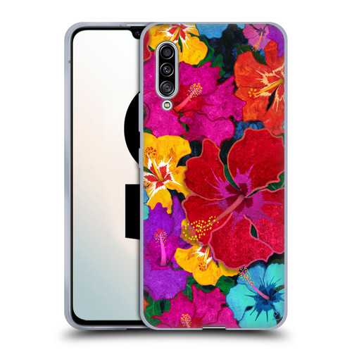Suzan Lind Colours & Patterns Tropical Hibiscus Soft Gel Case for Samsung Galaxy A90 5G (2019)
