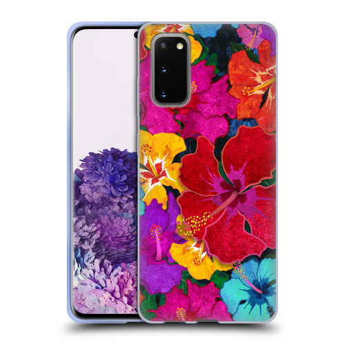 Suzan Lind Colours & Patterns Tropical Hibiscus Soft Gel Case for Samsung Galaxy S20 / S20 5G