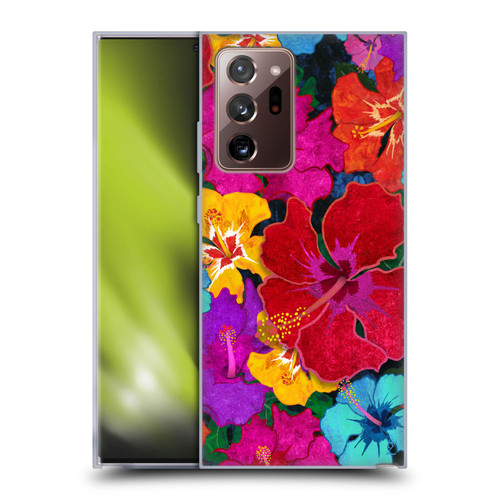 Suzan Lind Colours & Patterns Tropical Hibiscus Soft Gel Case for Samsung Galaxy Note20 Ultra / 5G