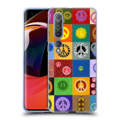 Suzan Lind Colours & Patterns Peace Quilt Soft Gel Case for Xiaomi Mi 10 5G / Mi 10 Pro 5G