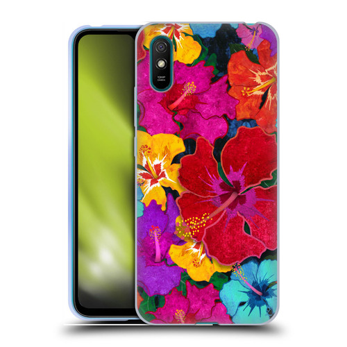 Suzan Lind Colours & Patterns Tropical Hibiscus Soft Gel Case for Xiaomi Redmi 9A / Redmi 9AT