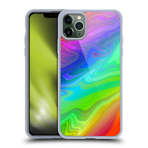 Suzan Lind Marble Rainbow Soft Gel Case for Apple iPhone 11 Pro Max