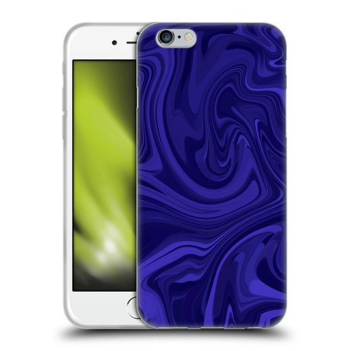 Suzan Lind Marble Indigo Soft Gel Case for Apple iPhone 6 / iPhone 6s