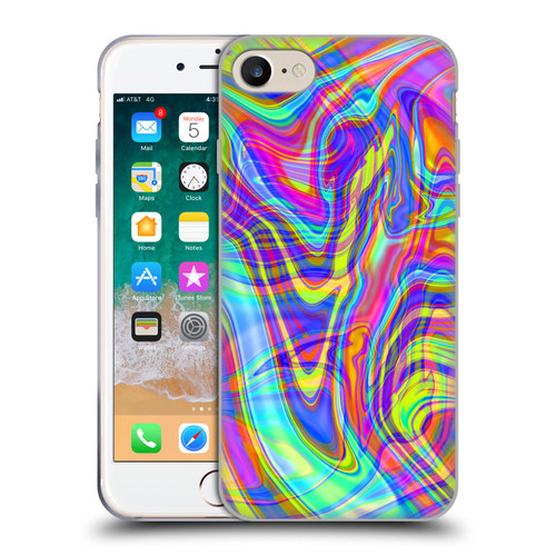 Suzan Lind Marble Illusion Rainbow Soft Gel Case for Apple iPhone 7 / 8 / SE 2020 & 2022