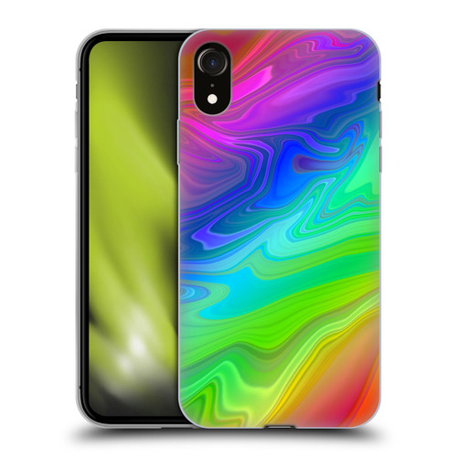 Suzan Lind Marble Rainbow Soft Gel Case for Apple iPhone XR