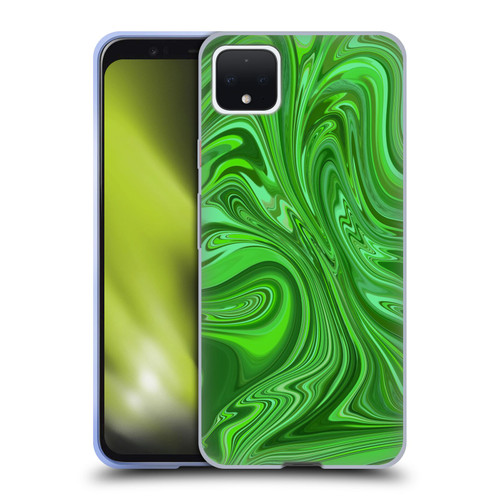 Suzan Lind Marble Emerald Green Soft Gel Case for Google Pixel 4 XL