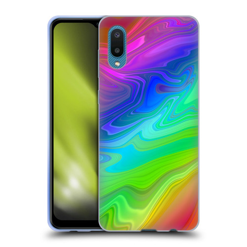 Suzan Lind Marble Rainbow Soft Gel Case for Samsung Galaxy A02/M02 (2021)