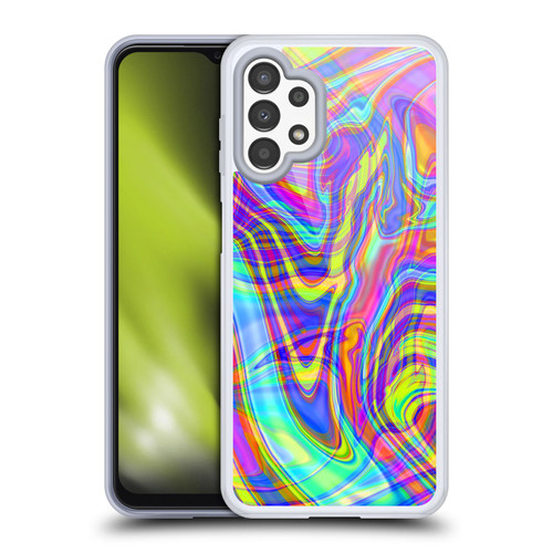 Suzan Lind Marble Illusion Rainbow Soft Gel Case for Samsung Galaxy A13 (2022)