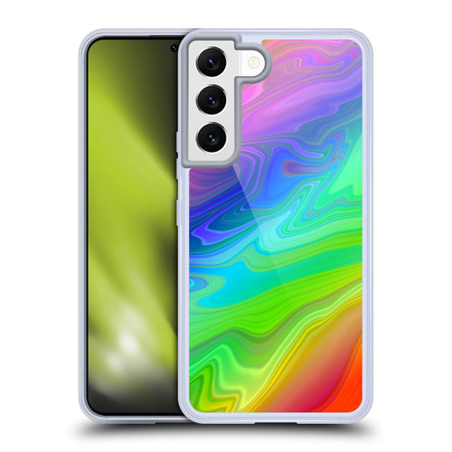 Suzan Lind Marble Rainbow Soft Gel Case for Samsung Galaxy S22 5G