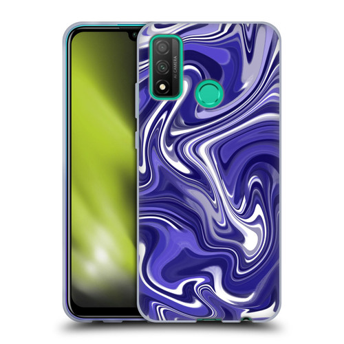 Suzan Lind Marble 2 Dark Violet Soft Gel Case for Huawei P Smart (2020)