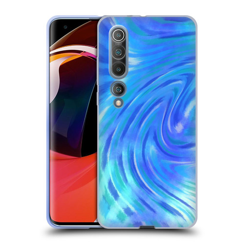 Suzan Lind Tie Dye 2 Deep Blue Soft Gel Case for Xiaomi Mi 10 5G / Mi 10 Pro 5G