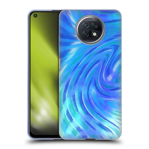 Suzan Lind Tie Dye 2 Deep Blue Soft Gel Case for Xiaomi Redmi Note 9T 5G