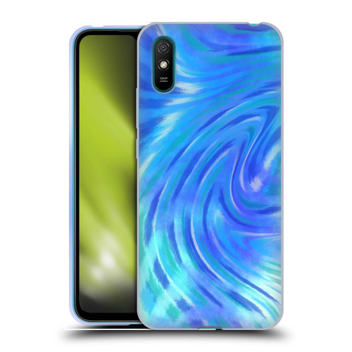 Suzan Lind Tie Dye 2 Deep Blue Soft Gel Case for Xiaomi Redmi 9A / Redmi 9AT