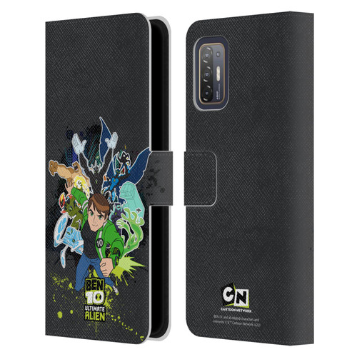 Ben 10: Ultimate Alien Graphics Character Art Leather Book Wallet Case Cover For HTC Desire 21 Pro 5G