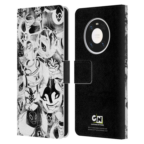 Ben 10: Ultimate Alien Graphics Ultimate Forms Leather Book Wallet Case Cover For Huawei Mate 40 Pro 5G