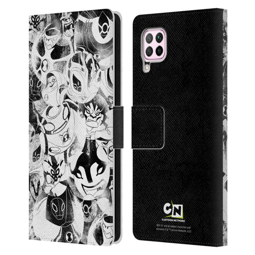 Ben 10: Ultimate Alien Graphics Ultimate Forms Leather Book Wallet Case Cover For Huawei Nova 6 SE / P40 Lite