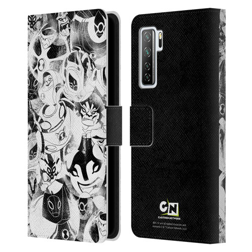 Ben 10: Ultimate Alien Graphics Ultimate Forms Leather Book Wallet Case Cover For Huawei Nova 7 SE/P40 Lite 5G