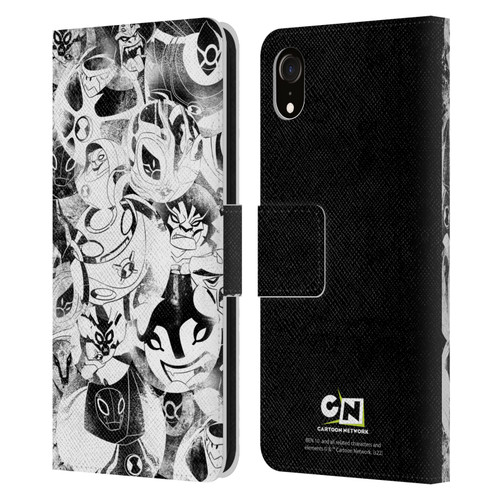 Ben 10: Ultimate Alien Graphics Ultimate Forms Leather Book Wallet Case Cover For Apple iPhone XR