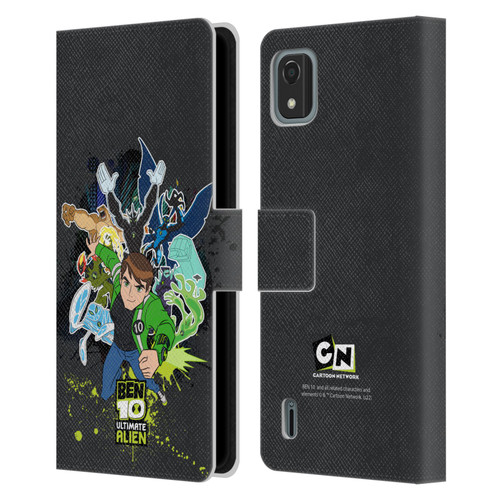 Ben 10: Ultimate Alien Graphics Character Art Leather Book Wallet Case Cover For Nokia C2 2nd Edition