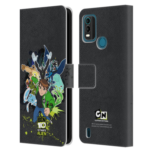 Ben 10: Ultimate Alien Graphics Character Art Leather Book Wallet Case Cover For Nokia G11 Plus