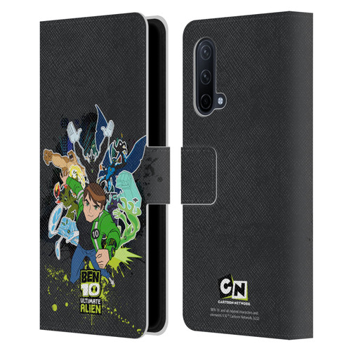 Ben 10: Ultimate Alien Graphics Character Art Leather Book Wallet Case Cover For OnePlus Nord CE 5G