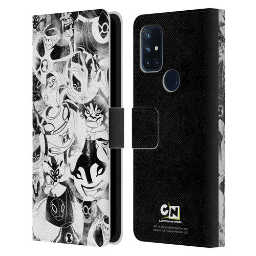 Ben 10: Ultimate Alien Graphics Ultimate Forms Leather Book Wallet Case Cover For OnePlus Nord N10 5G
