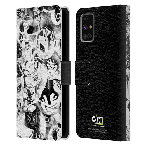 Ben 10: Ultimate Alien Graphics Ultimate Forms Leather Book Wallet Case Cover For Samsung Galaxy M31s (2020)