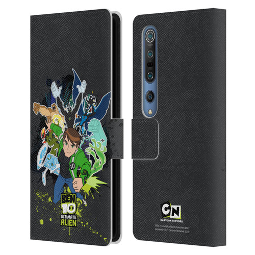 Ben 10: Ultimate Alien Graphics Character Art Leather Book Wallet Case Cover For Xiaomi Mi 10 5G / Mi 10 Pro 5G