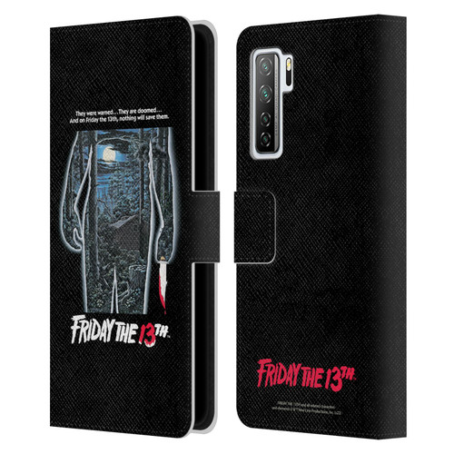 Friday the 13th 1980 Graphics Poster Leather Book Wallet Case Cover For Huawei Nova 7 SE/P40 Lite 5G