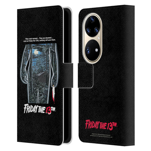Friday the 13th 1980 Graphics Poster Leather Book Wallet Case Cover For Huawei P50 Pro